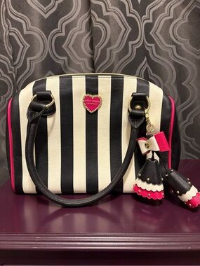 Betsy Johnson striped bag